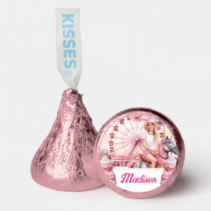 Personalized Pink Amusement Park Birthday Hershey®'s Kisses®
