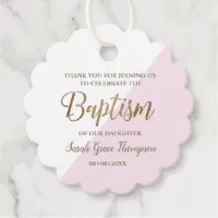 Personalized Thank you Favor Tags