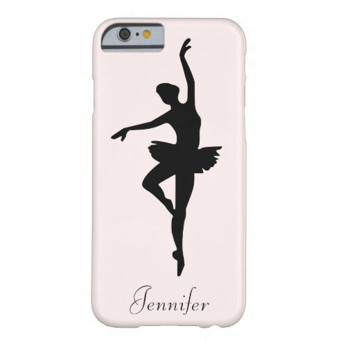 Personalized Pink Ballerina Dance Silhouette Case-Mate iPhone/Galaxy Case/Cover