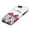 Personalized Pink Black Damask iPhone 5 Case-Mate
