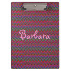 Personalized Pink, Blue and Gold Pattern