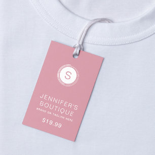 Personalized Pink Boutique Branding Calling Card