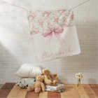 Personalized Pink Bow Girl