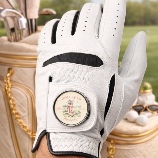 Personalized Pink Bow Golf Mom Glove (Creator Uploaded)