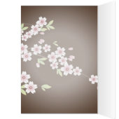 Personalized Pink/Brown Dogwood Blossom (Inside (Left))