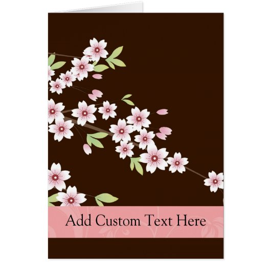 Personalized Pink/Brown Dogwood Blossom (Front)