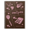 Personalized Pink & Brown Kitchenware Recipes