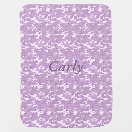 pink camo baby blanket