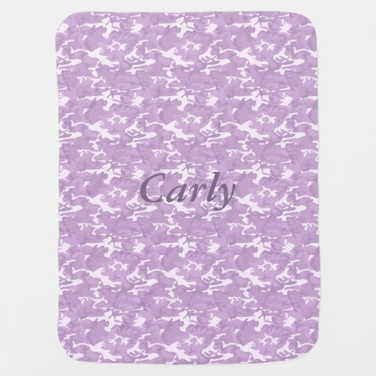 Personalized Pink Camo Baby Blanket With Name | Zazzle.com