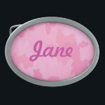 Personalized Pink Camouflage Belt Buckle<br><div class="desc">A cool belt buckle is one of the most versatile fashion items out there, and brings a little magic to any outfit new or old. Belts are an easy way to freshen up a dull look, and can be your special added touch that makes your style uniquely yours. Express yourself...</div>