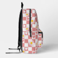 Personalized Pink Checkered Backpack | Zazzle