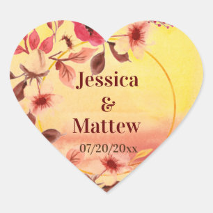 Personalized Pink Cherry Blossoms Sticker