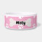 Personalized  Pink Dog Puppy Paw Print