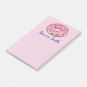 Personalized Pink Donut Doughnut Sprinkles Foodie Post-it Notes | Zazzle