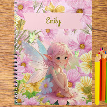 Personalized Pink Fairy Write & Draw Story Journal