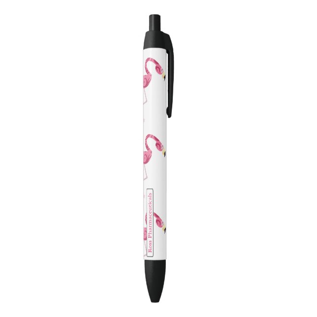 Personalized Pink Flamingo Bird Pen (Bottom (Vertical))