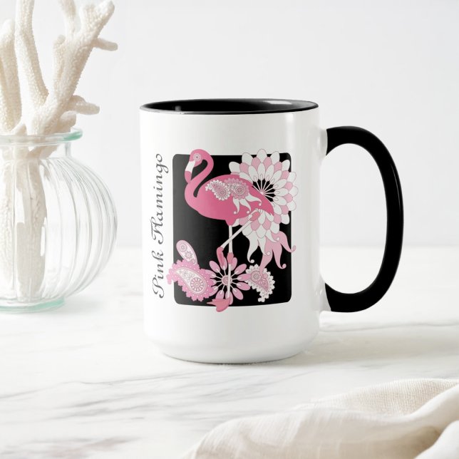 Personalized Pink Flamingo Mug (Creator Uploaded)