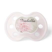 Personalized Pink Floral Baby Pacifier with Name Personalized Pink Floral Baby Pacifier with Name