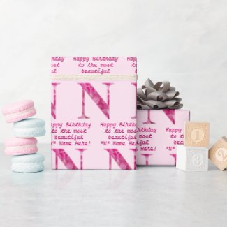 Personalized Pink Floral 