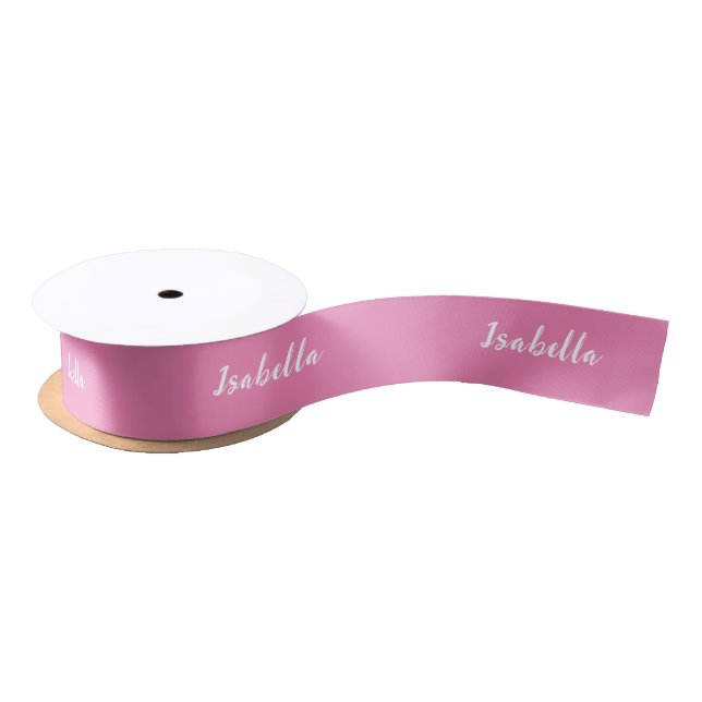 Personalized Pink | Gift Satin Ribbon (Spool)