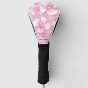 Personalized Pink Golf Head Cover