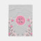 Personalized Pink Gray | Flowers Nursery Girl