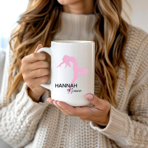Personalized Pink Jazz Dancer  Coffee Mug