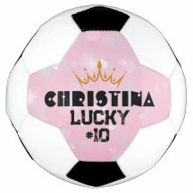 Personalized Pink Keepsake Female Football Player: