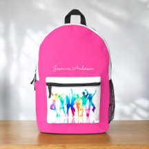 personalized pink kids school