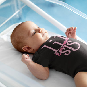 Personalized Pink Lil Sis Romper