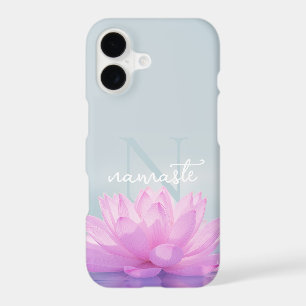 Personalized Pink Lotus Flower iPhone 17 Case