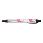Personalized Pink Magical Unicorn Black Ink Pen (Bottom)