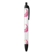 Personalized Pink Magical Unicorn Black Ink Pen