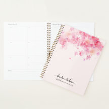 Personalized Pink Makeup Artist Appointment Book