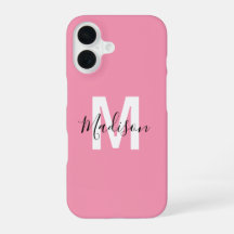 Personalized Pink Monogram