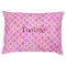 Personalized Pink Mosaic Dog Bed