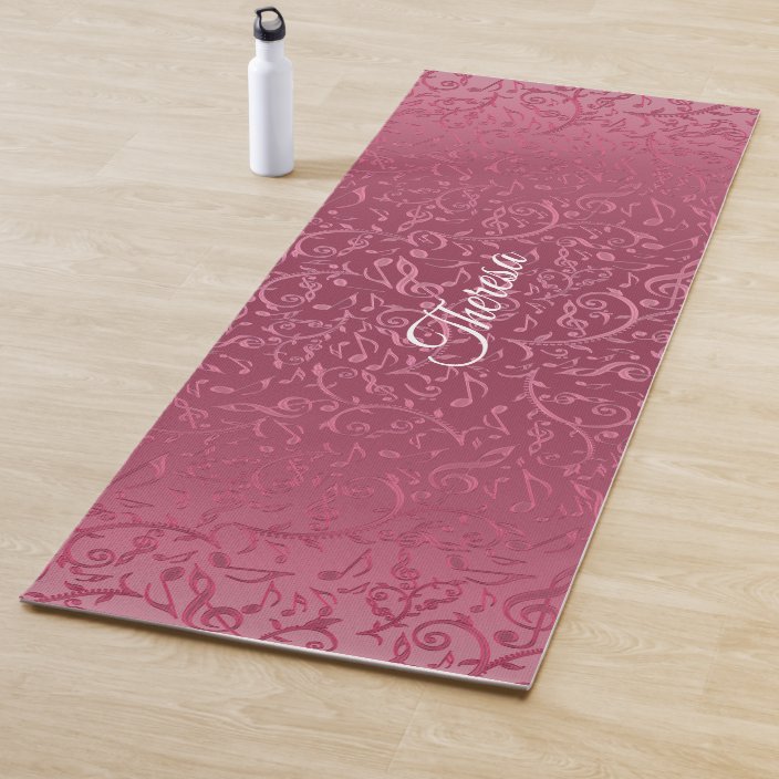 light pink yoga mat