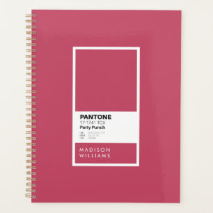 Personalized Pink Party Punch Notebook   Custom