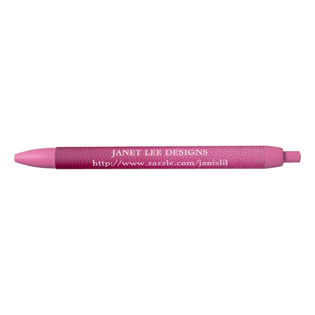 Personalized Pink Pen With Texture (Front)