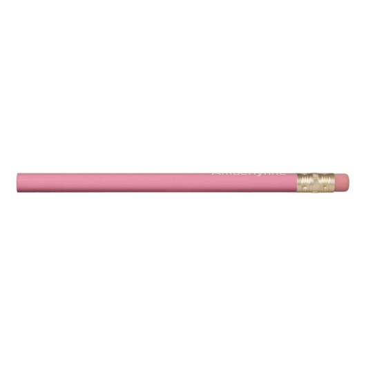 Personalized Pink Pencil (Rotated 90)