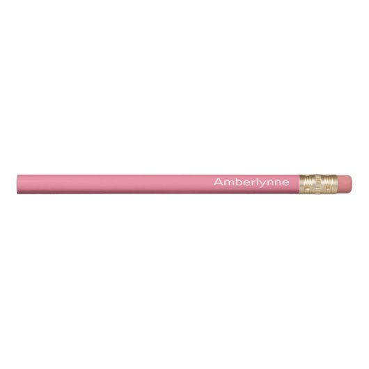 Personalized Pink Pencil (Front)