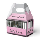 Personalized Pink Pet Dog or Cat Carrier ©
