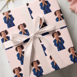 Personalized Pink Photo Collage Kids Birthday Wrapping Paper<br><div class="desc">Celebrate your child's special day with our Personalized Pink Photo Collage Kids Birthday Wrapping Paper! This charming design features a delightful pink background adorned with customizable photo frames, allowing you to add your favorite snapshots of your little one. Perfect for wrapping birthday presents with a personal touch, this wrapping paper...</div>