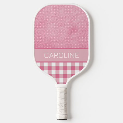 Personalized Pink Pickleball Paddle