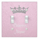 Personalized Pink Princess Light Switch Cover