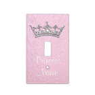 Personalized Pink Princess Light Switch Cover