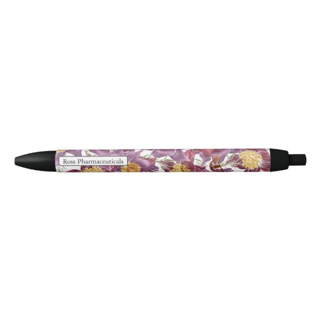 Personalized Pink purple butterflies pen (Front)