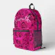 Rose Colorful Rainbow Pattern Print Premium Backpack main image 1