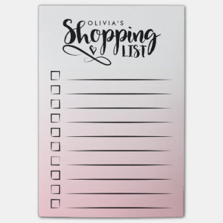 shoping list