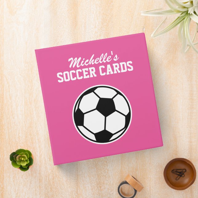 pink binder cards 12 Pocket Card Binder Pink main image 0